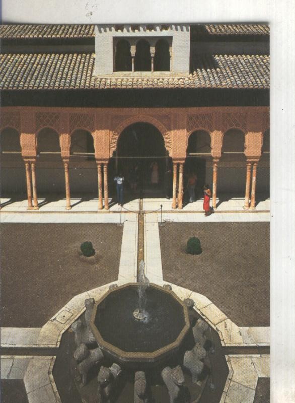 Postal 4796 : Vista del Patio de los leones en la Alhambra de Granada