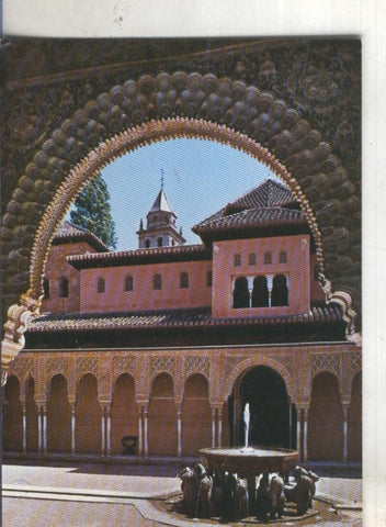 Postal 4797 : Patio de los leones en la Alhambra de Granada