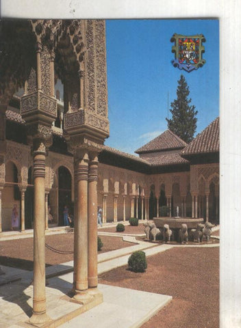 Postal 4801 : Patio de los leones en la Alhambra de Granada