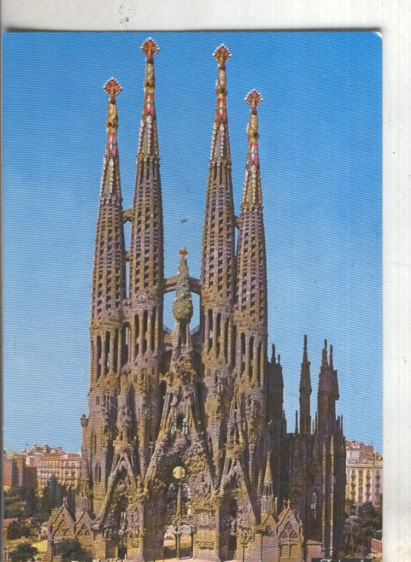 Postal 4813 : Templo expiatorio de la Sagrada Familia en Barcelona