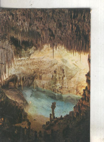 Postal 4814 : Pequeña playa en la cueva del Drach en Porto Cristo-Mallorca