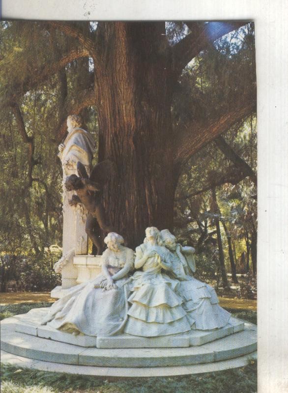 Postal 4821 : Monumento a Becquer en el parque Maria Luisa de Sevilla