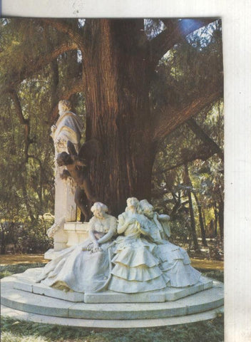 Postal 4821 : Monumento a Becquer en el parque Maria Luisa de Sevilla