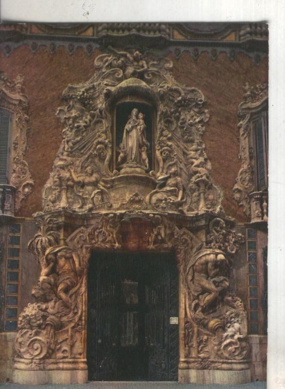 Postal 4837 : Puerta del palacio del Marques de Dos Aguas en Valencia