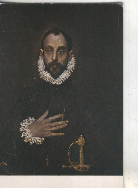 Postal 4843 : El caballero de la mano al pecho del Greco