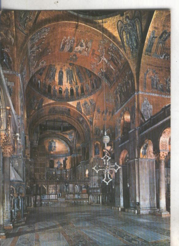 Postal 4854 : Interno de la Basilica di S. Marco en Venezia