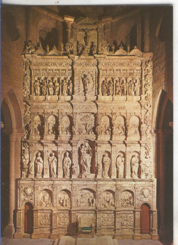 Postal 4856 : Retablo de la iglesia abacial de la Abadia de Poblet