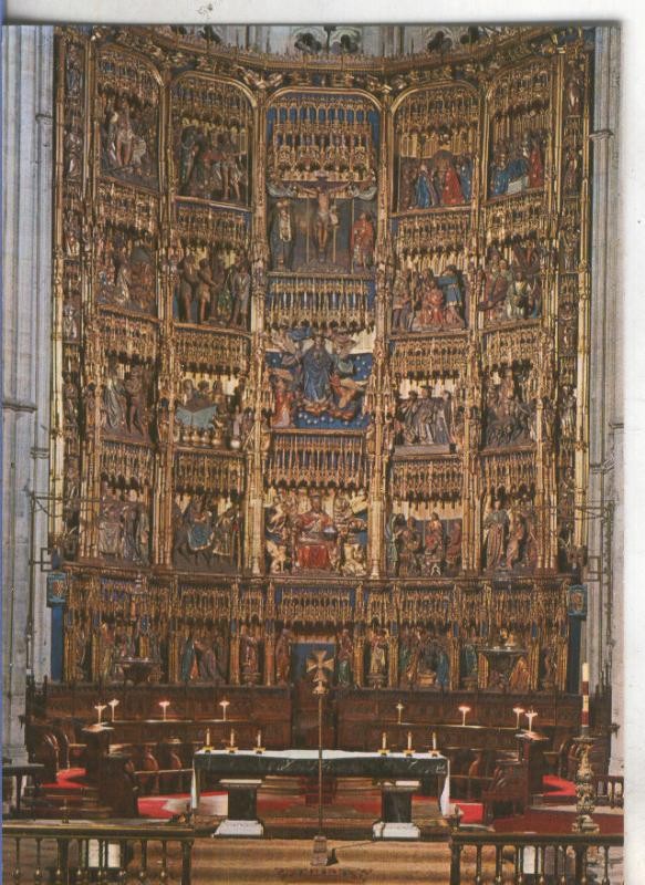 Postal 4859 : Retablo del altar mayor de la catedral de Oviedo