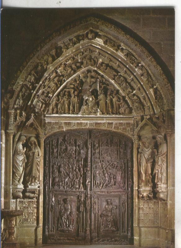 Postal 4860 : Puerta del claustro de la catedral de Burgos