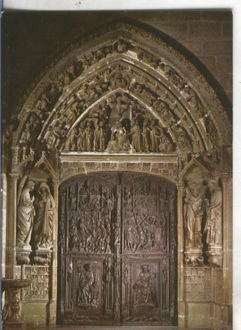 Postal 4860 : Puerta del claustro de la catedral de Burgos