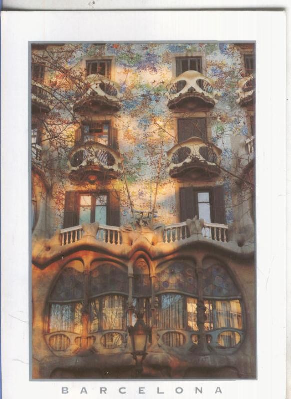 Postal 4882 : Casa Batllo de Gaudi en Barcelona