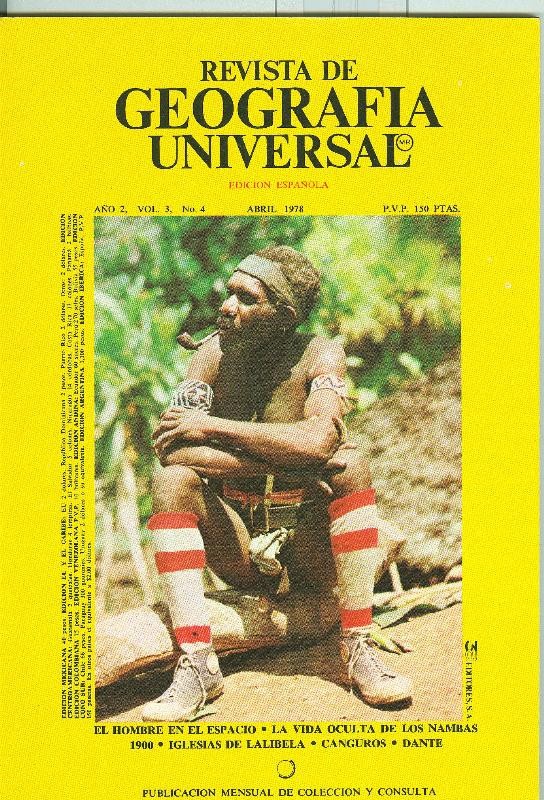 Revista de Geografia Universal volumen 3  numero 4. abril 1978; Iglesias de lalibela