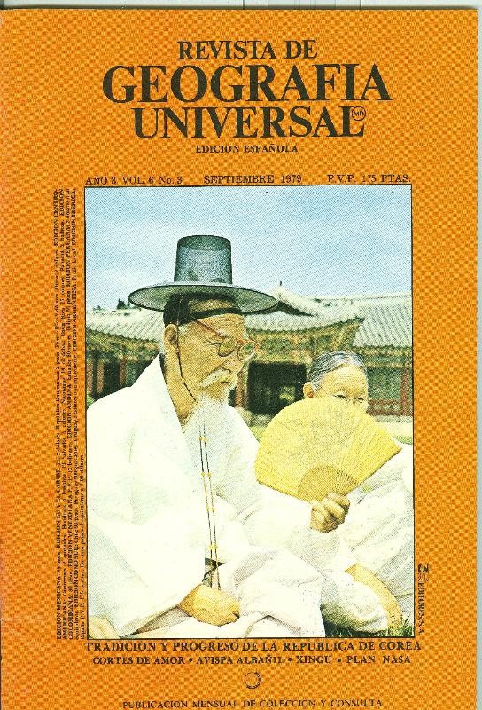 Revista de Geografia Universal volumen 6  numero 3.septiembre 1979: Plan Nasa