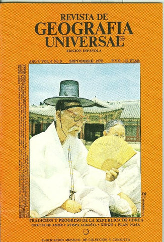 Revista de Geografia Universal volumen 6  numero 3.septiembre 1979: Plan Nasa