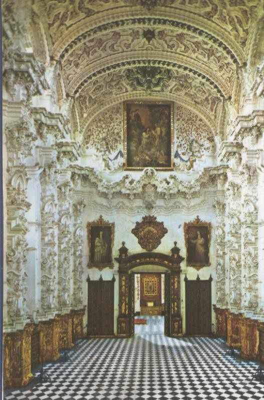 Postal 4978 : Puertas y techo de la sacristia de la Cartuna en Granada