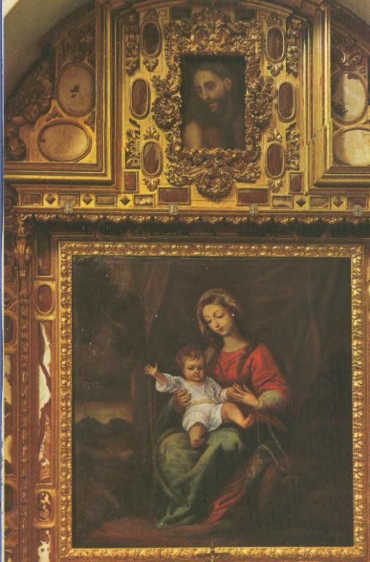 Postal 4981 : Virgen del Rosario en la Cartuna de Granada