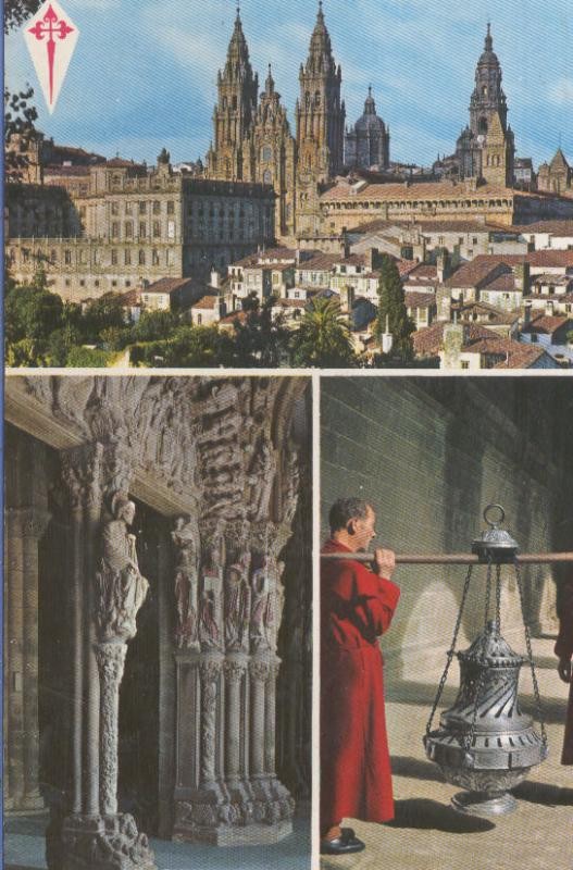 Postal 4993 : Bellezas de la catedral de Santiago