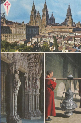 Postal 4993 : Bellezas de la catedral de Santiago