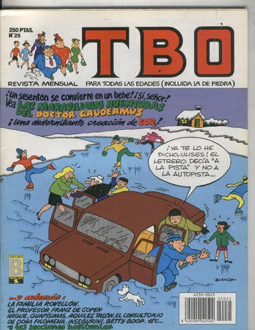 TBO de Ediciones B numero 025: portada de Blanco (familia Ulises)