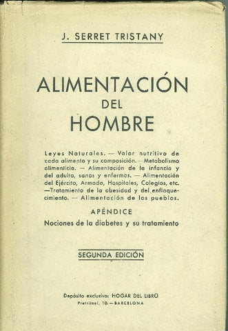 Alimentacion del hombre