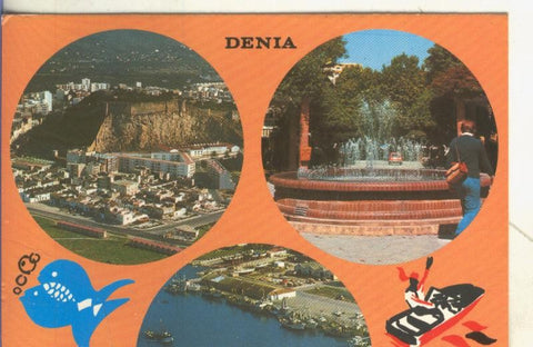 Postal 5021 : Vistas varias de Denia en Alicante