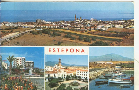 Postal 5026 : Vistas varias de Estepona en Malaga