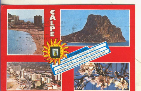 Postal 5057 : Vista de Calpe en Alicante