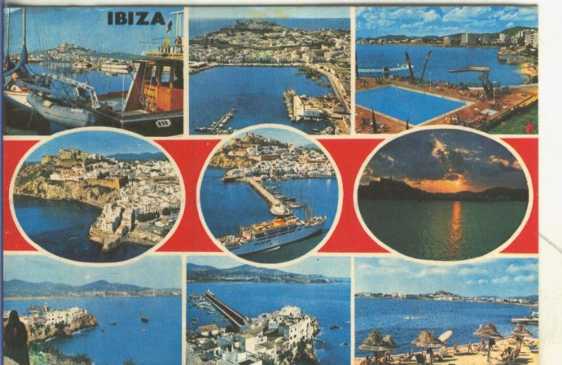 Postal 5063 : Vistas varias de Ibiza