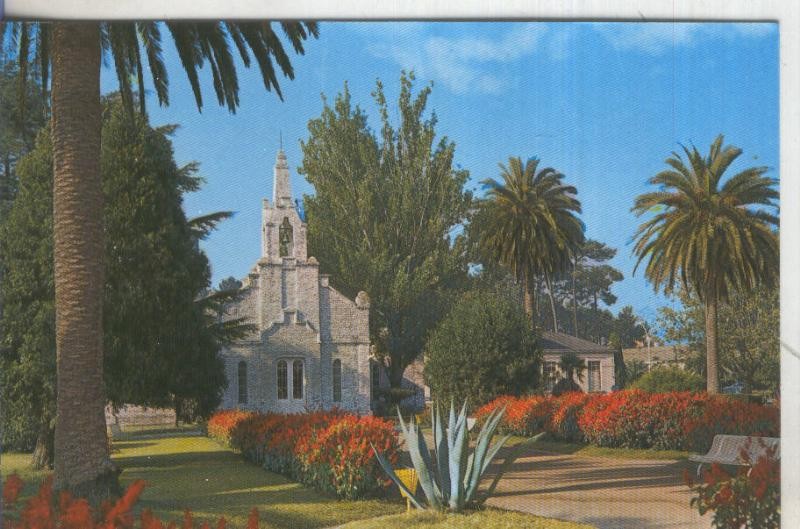 Postal 5102 : Capilla y Jardines de la isla de la Toja