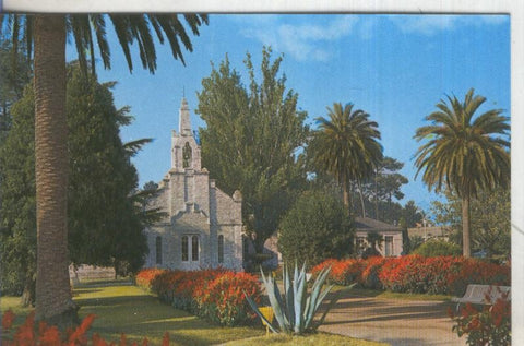 Postal 5102 : Capilla y Jardines de la isla de la Toja