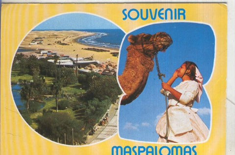 Postal 5107 : Souvenir de Maspalomas en Canaria