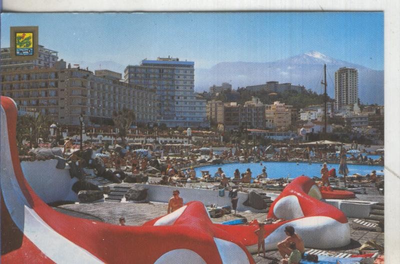 Postal 5123:  Piscina municipal Costa Martianez en Puerto de la Cruz