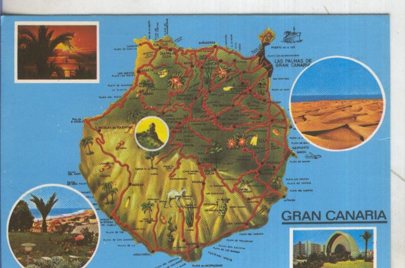 Postal 5153 : Plano de Gran Canaria