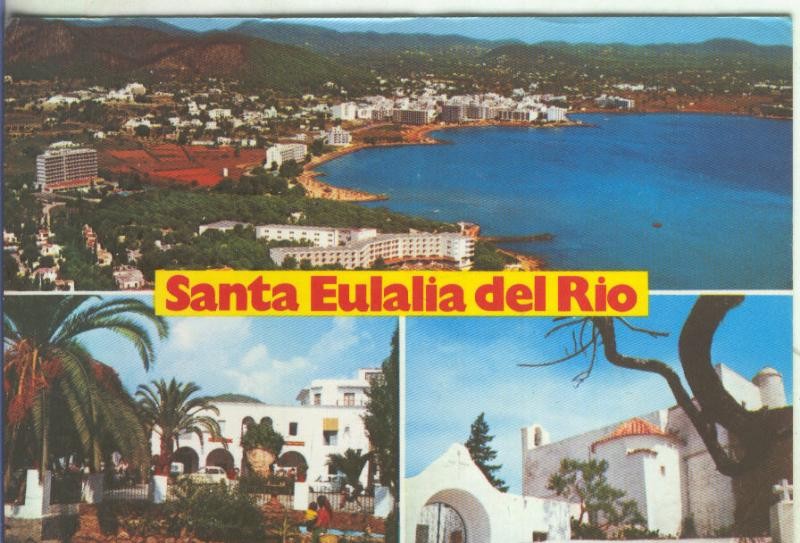 Postal 5179 : Vistas de Santa Eulalia del Rio en Ibiza