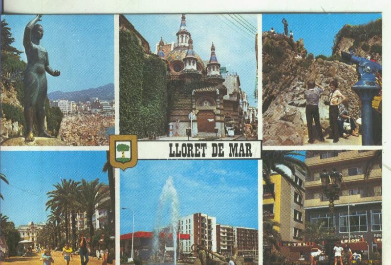 Postal 5185 : Vistas diversas de Lloret de Mar