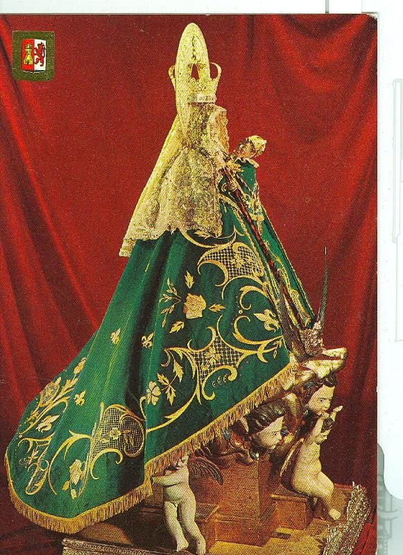 Postal Virgenes 018: Santisima Virgen de la Montaña, patrona de Caceres