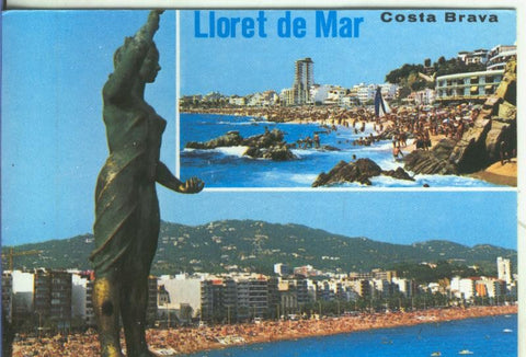 Postal 5199 : Monumento a la mujer marinera de Lloret de Mar