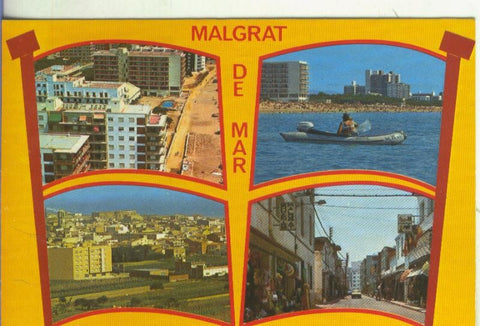 Postal 5201 : Vistas varias de Malgrat de Mar