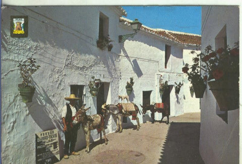 Postal 5217 : Parrada de Burros en Mijas (Malaga)
