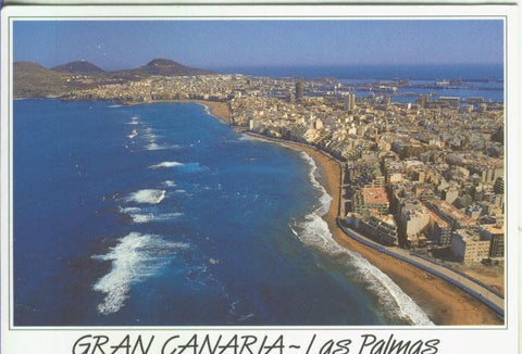 Postal 5238 : Playa de las canteras en las palmas gran canaria