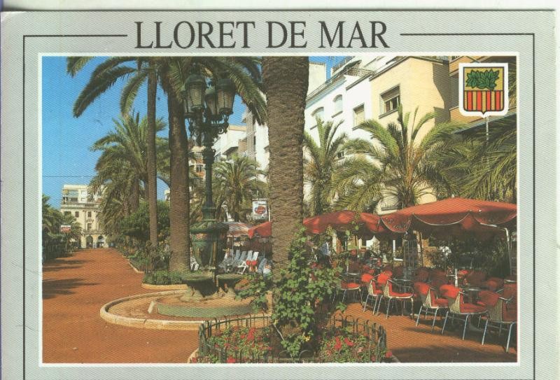 Postal 5256 : Paseo y Fuente Canaletas de Lloret de Mar