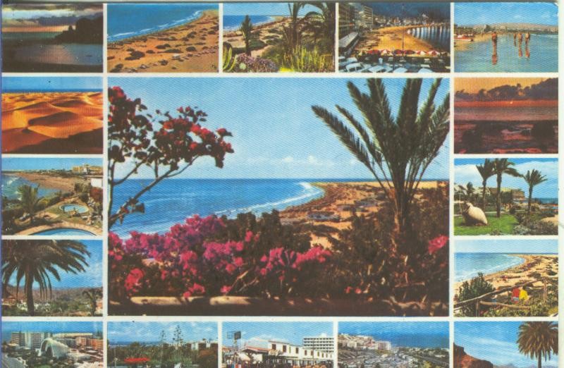 Postal 5271 : Vistas de Playas del Sur de Gran Canaria