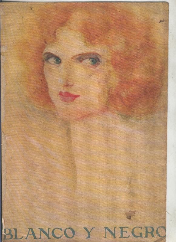 Blanco y Negro portada del numero 1846 del 3.octubre.1926