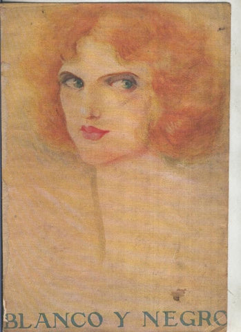 Blanco y Negro portada del numero 1846 del 3.octubre.1926