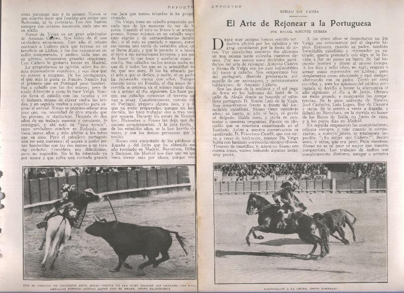 Blanco y Negro: El arte de rejonear a la portuguesa