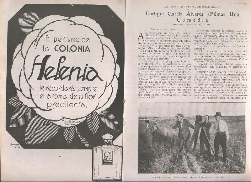 Blanco y Negro: Enrique Garcia Alvarez filma una comedia