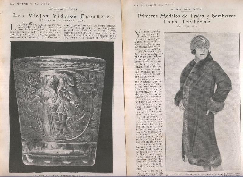 Blanco y Negro: Modelos y viejos vidrios españoles