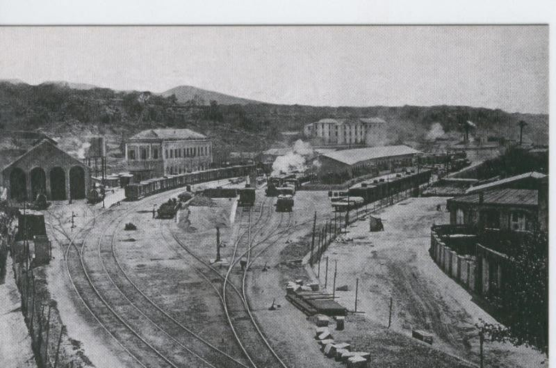 Postal Tren b/n numero 084: Estacion de Tortosa (Tarragona), año 1920