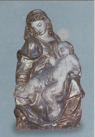 Postal Virgenes 253 : Virgen con el niño, Becerril de Campos