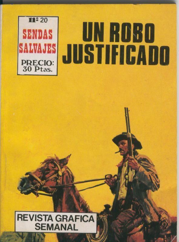Sendas Salvajes numero 020: Un robo justificado: Buck John